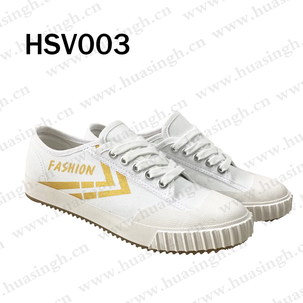LXG,Lounging Walking Vulcanized Rubber Sole White Sneakers Ventilation Canvas Lightweight Casual School Shoes for Sale HSV003
