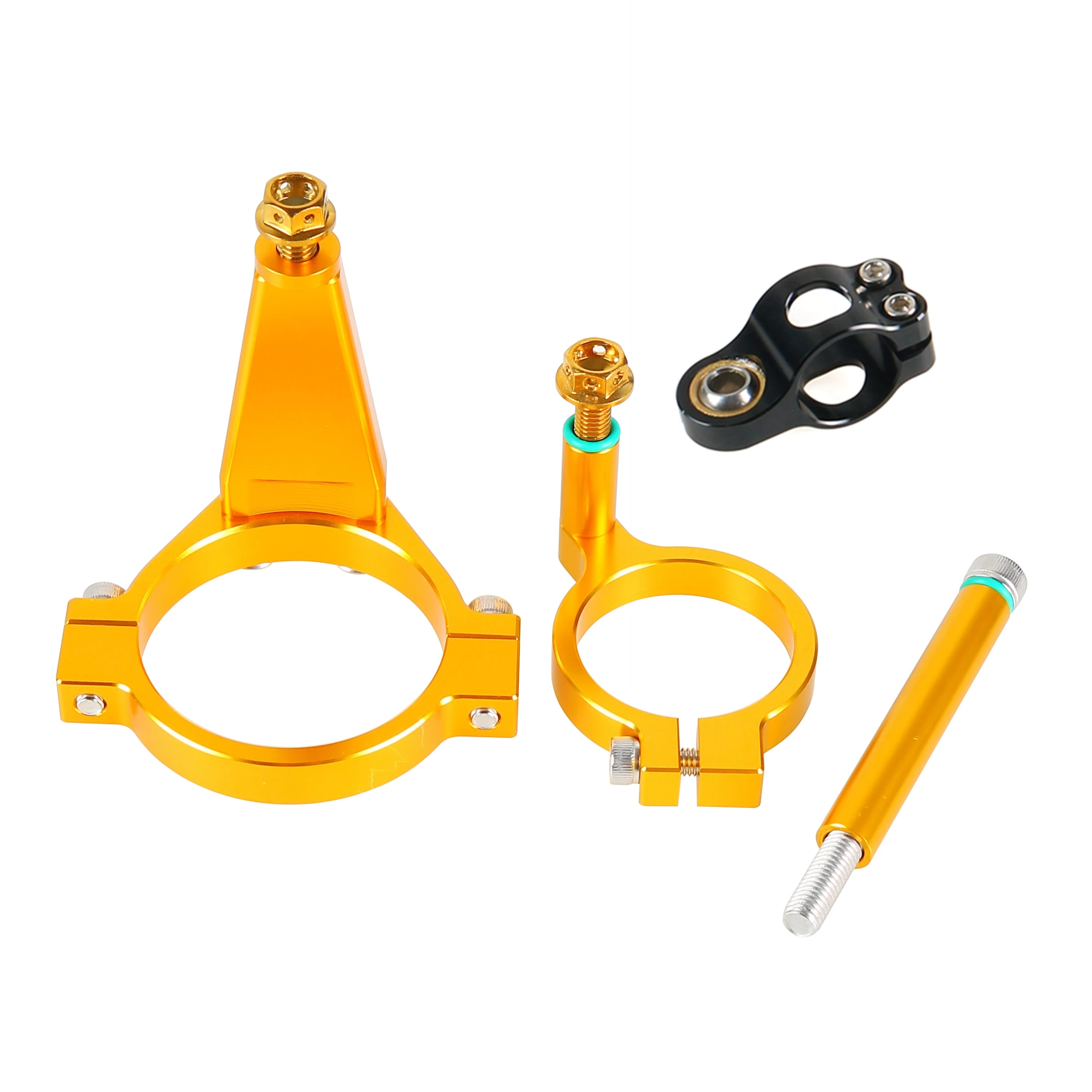 CNC Motorcycle Stabilizer Damper Bracket Complete Steering Mounting for KAWASAKI ZX4R ZX4RR Aluminum Alloy Material