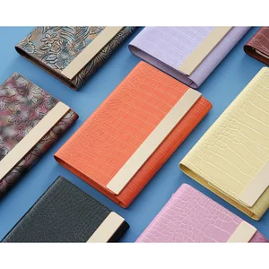 Customized A6 Crocodile Leather Budget Planner Notebook New Trend Metal Magnet Closure Binder with Cash Envelope