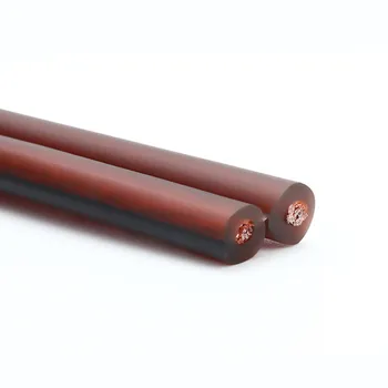 Flat Transparent Twin Colors Speaker Cable Fro Car Audio Hone HiFi