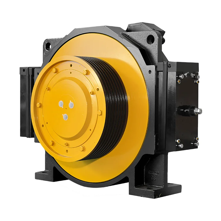 Lift Parts 1000kg Load Elevator Gearless Traction Machine WHY2T0