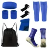 Calcetines + diadema + toalla + muñeca + vendaje + bolso +1 azul