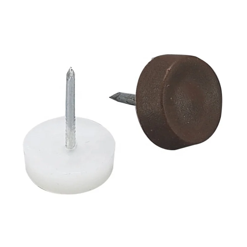 家具柜滑动脚与塑料基地家具脚钉子定制颜色