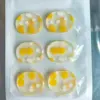 6pcs-Yellow pattern