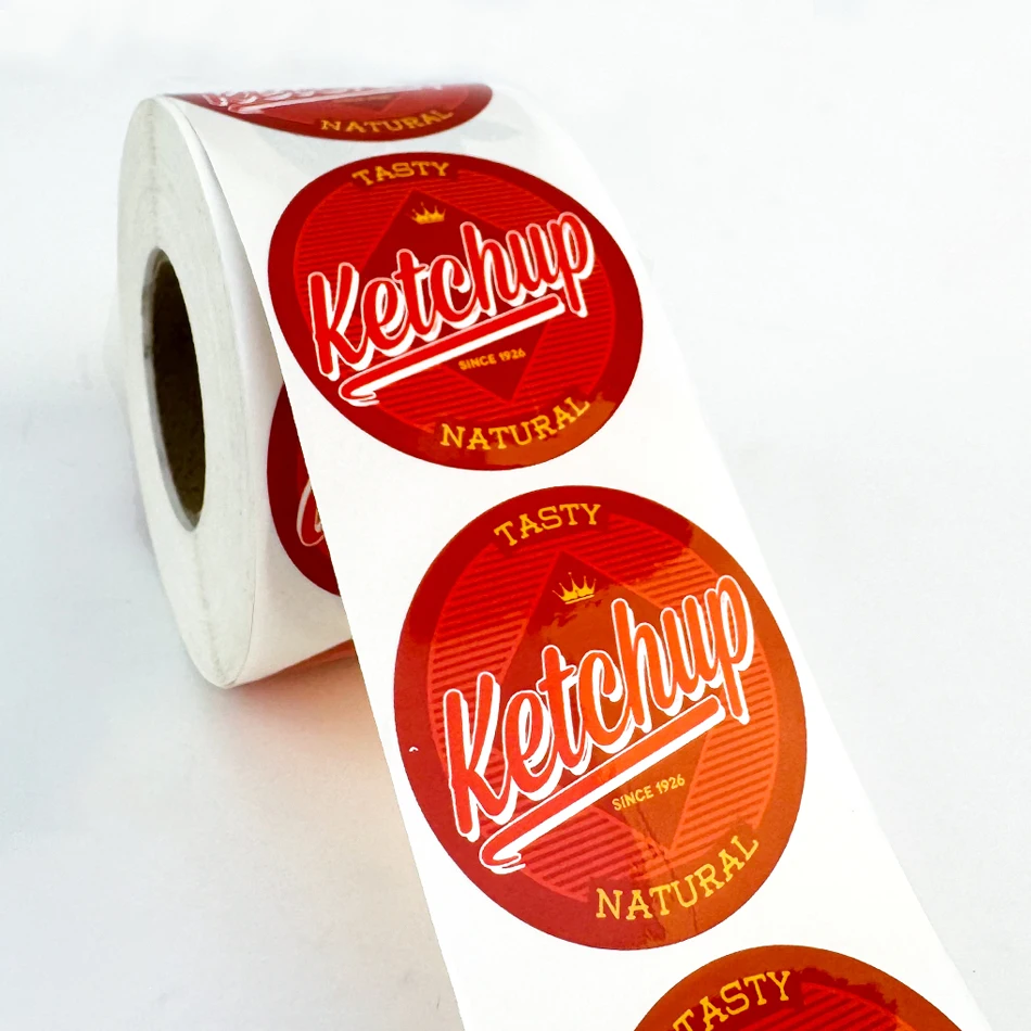 Alibaba.com: Custom Sticker Roll, Waterproof Adhesive Vinyl, Round Business Logo Labels : Source ...