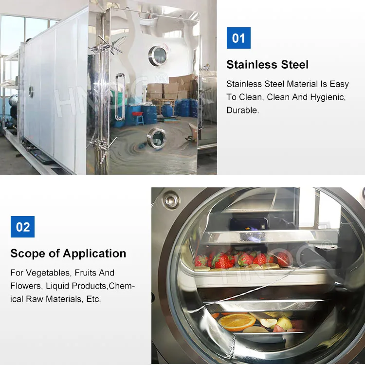 HNOC Fruit Freeze Dry Machine Mini Vacuum Freeze Dryer Harvest Right Lyophilization Machine for Sale