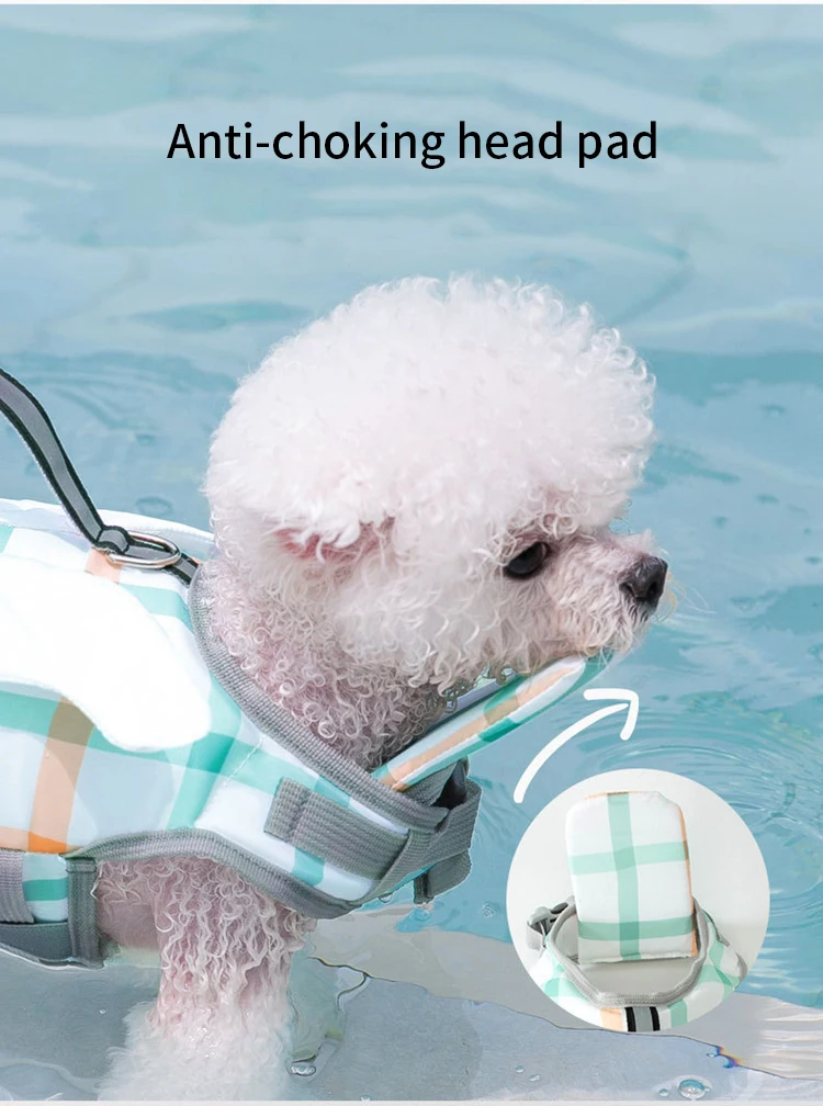 Different Color Cute Smallsized Dogs Swimming Vest Pet Dog More