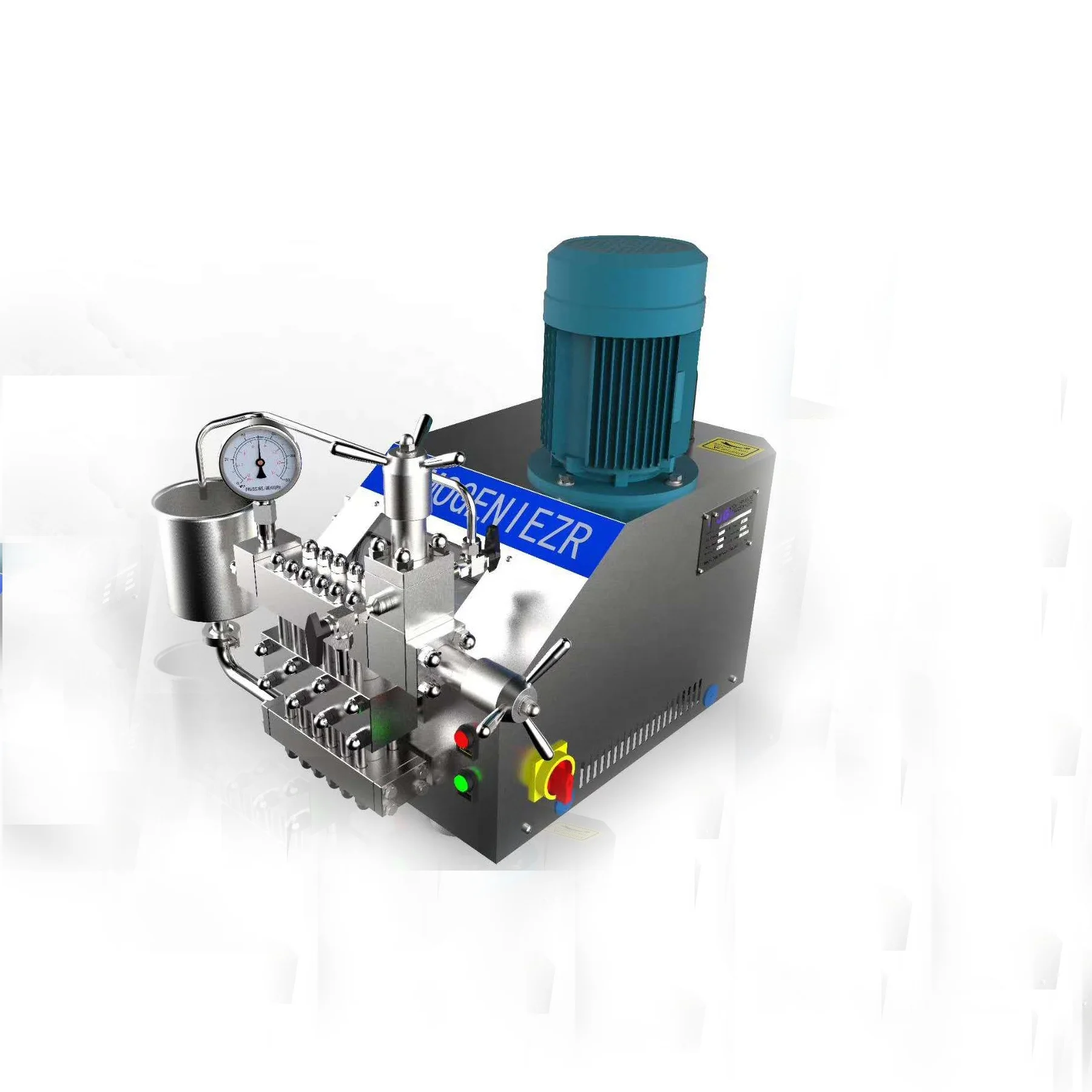 Laboratory Use Small Scale 25L/H Ice Cream Homogenizer
