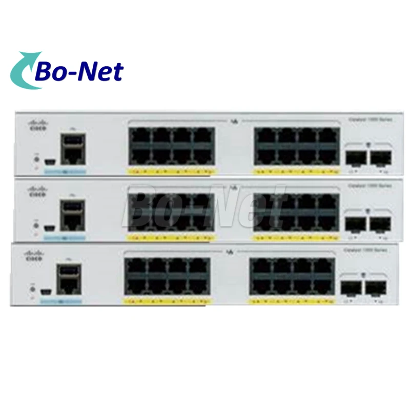 New original Cisco C1000-16FP-2G-L C1000 16 port GE 2x1G SFP Gigabit Ethernet  Network Switch