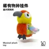 Golden sun parrot-sings learns to speak flaps wings can talk
