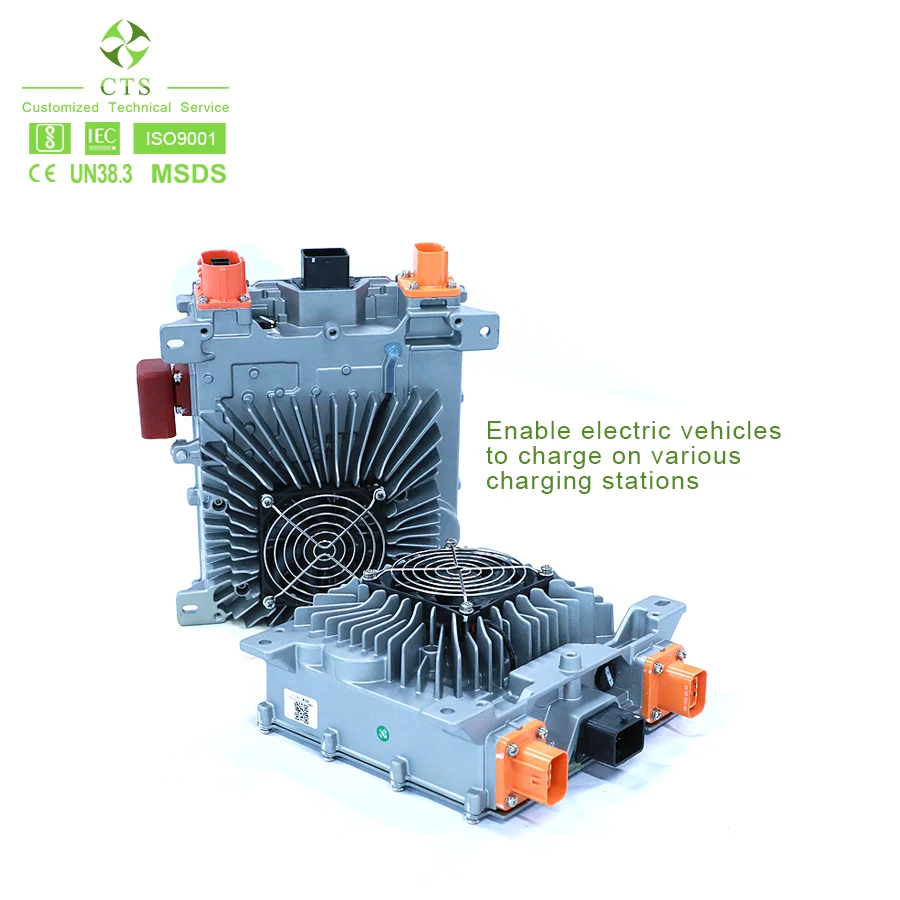 IP67 On-Board EV -latauslaitteet 3,3 kW 6,6 kW 10 kW 20 kW, ladattavuusjännitteet 72 V 96 V 144 V 320 V 360 V 400 V 540 V 700 V 800 V