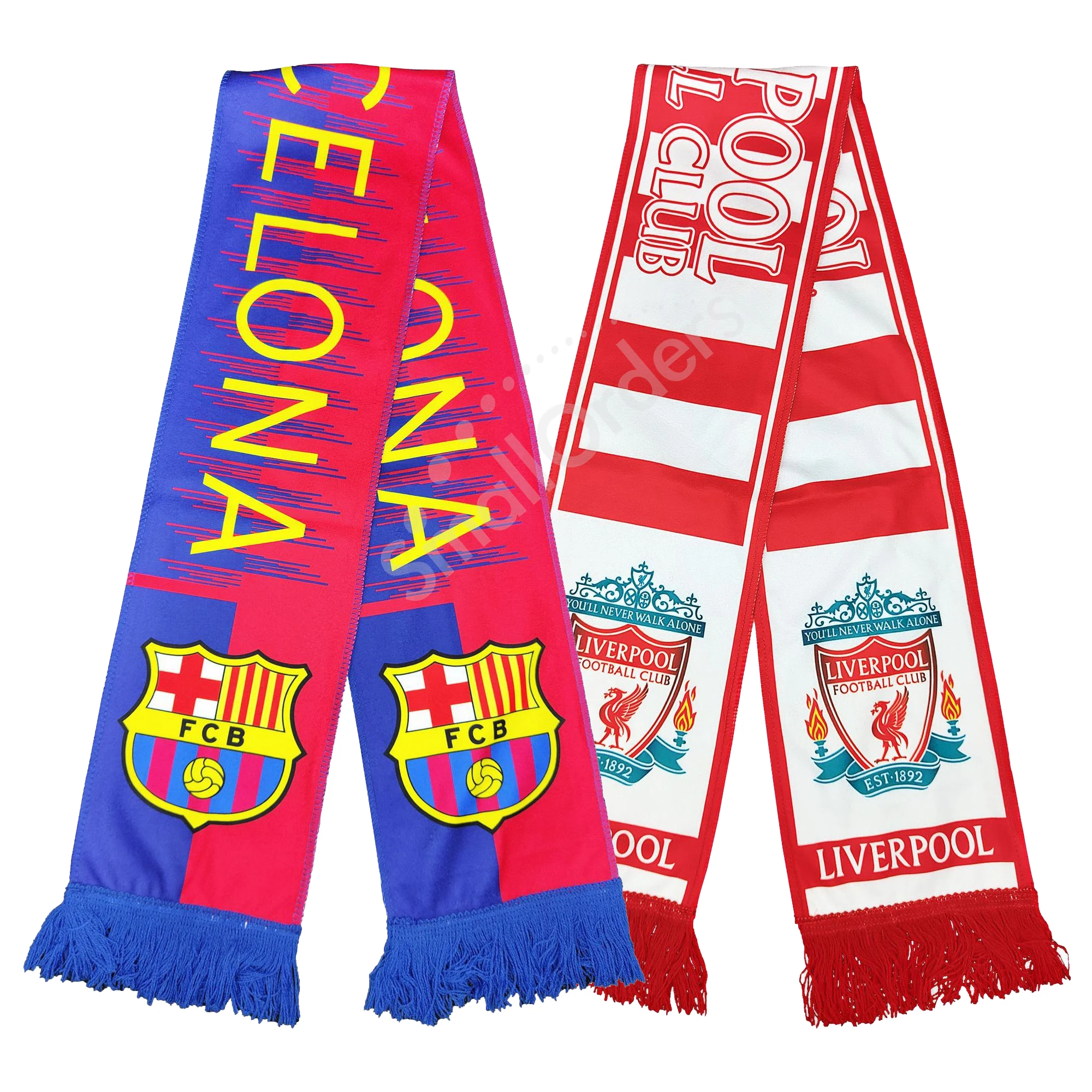 Team Club Cheering Scarves Printed Satin Scarf