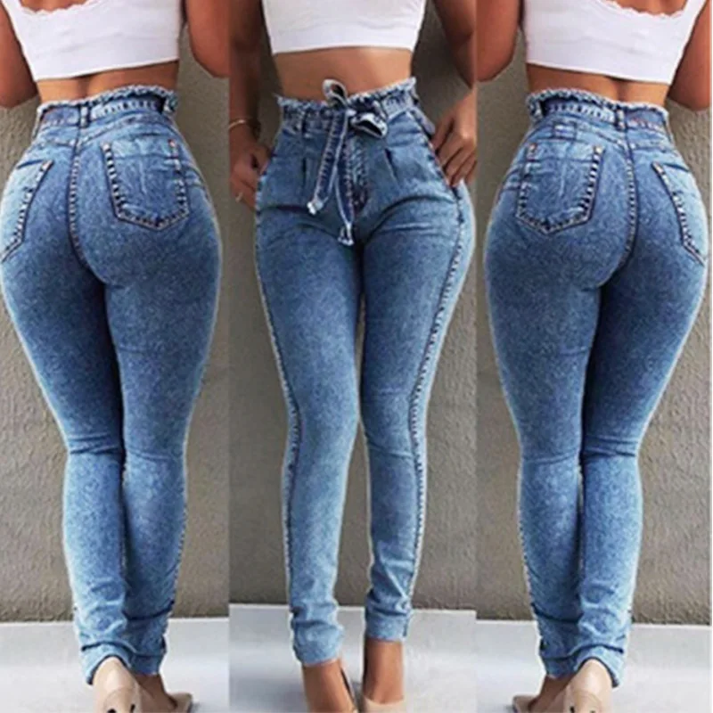 S2894 hot women jeans models fitness