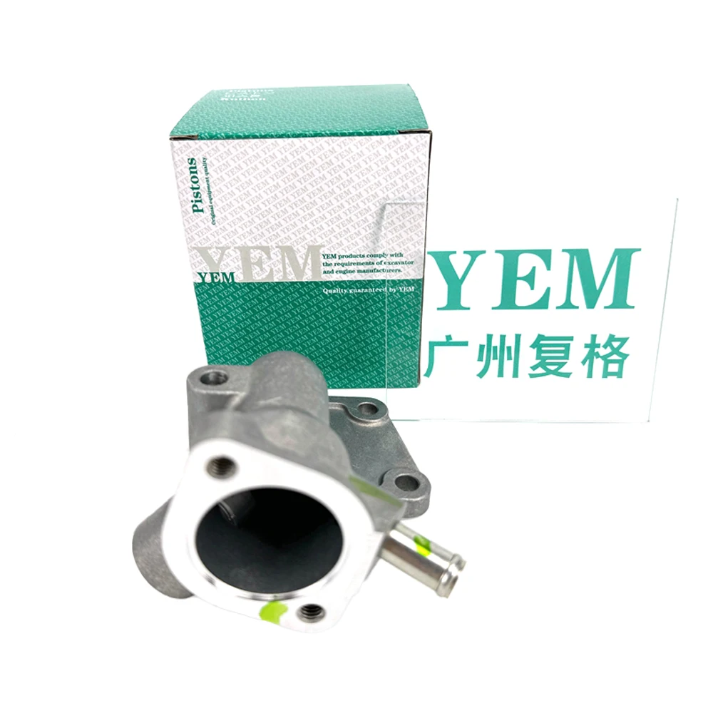 Cover Thermostat for Kubota V2203 15512-72704 Flange Engine Parts