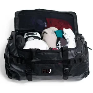 2026 Waterproof Sports Duffle Bag Zipper Gym Travel Backpack Shoe Compartment TPU Tarpaulin Duffel Bag Gym Fitness Bag with Logo