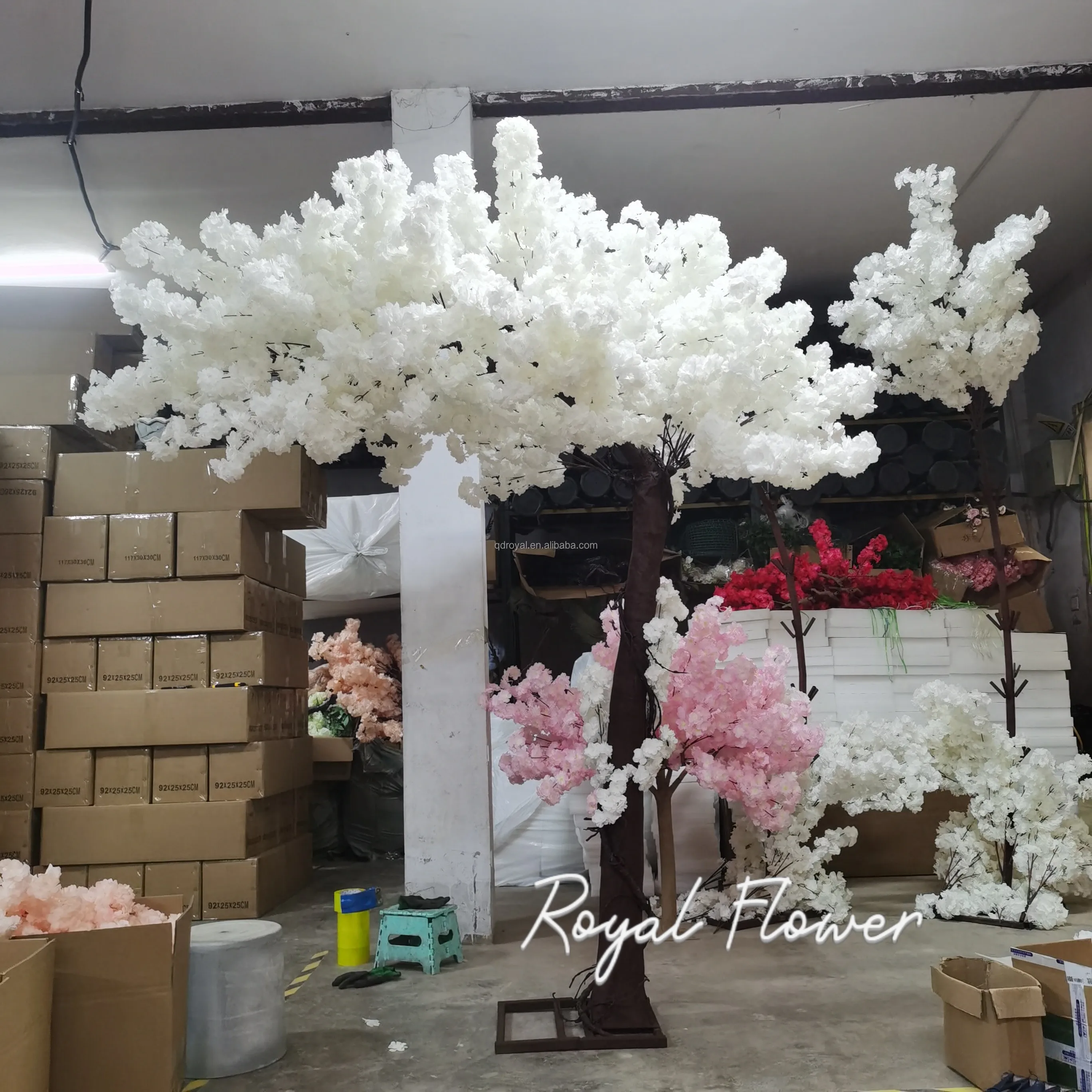 Custom High Quality  Cherry Blossom Tree Wholesale Artificial Cherry Blossom Flower Tree for Wedding Decor