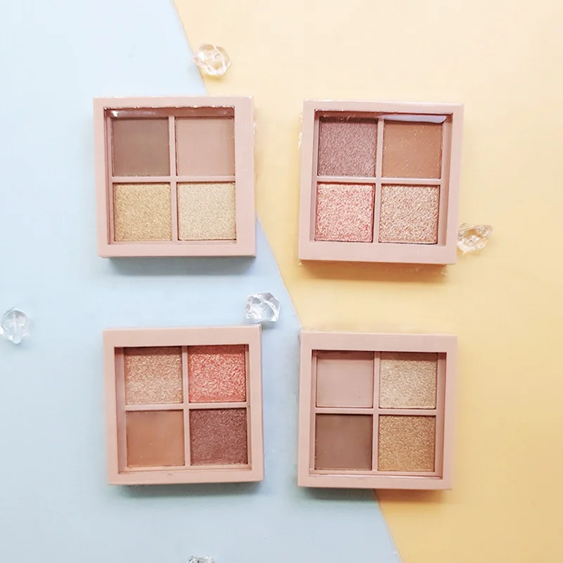 FAIRY COSMETICS ES03 4 Colors  Matte Pearl Glitter Eyeshadow Palette
