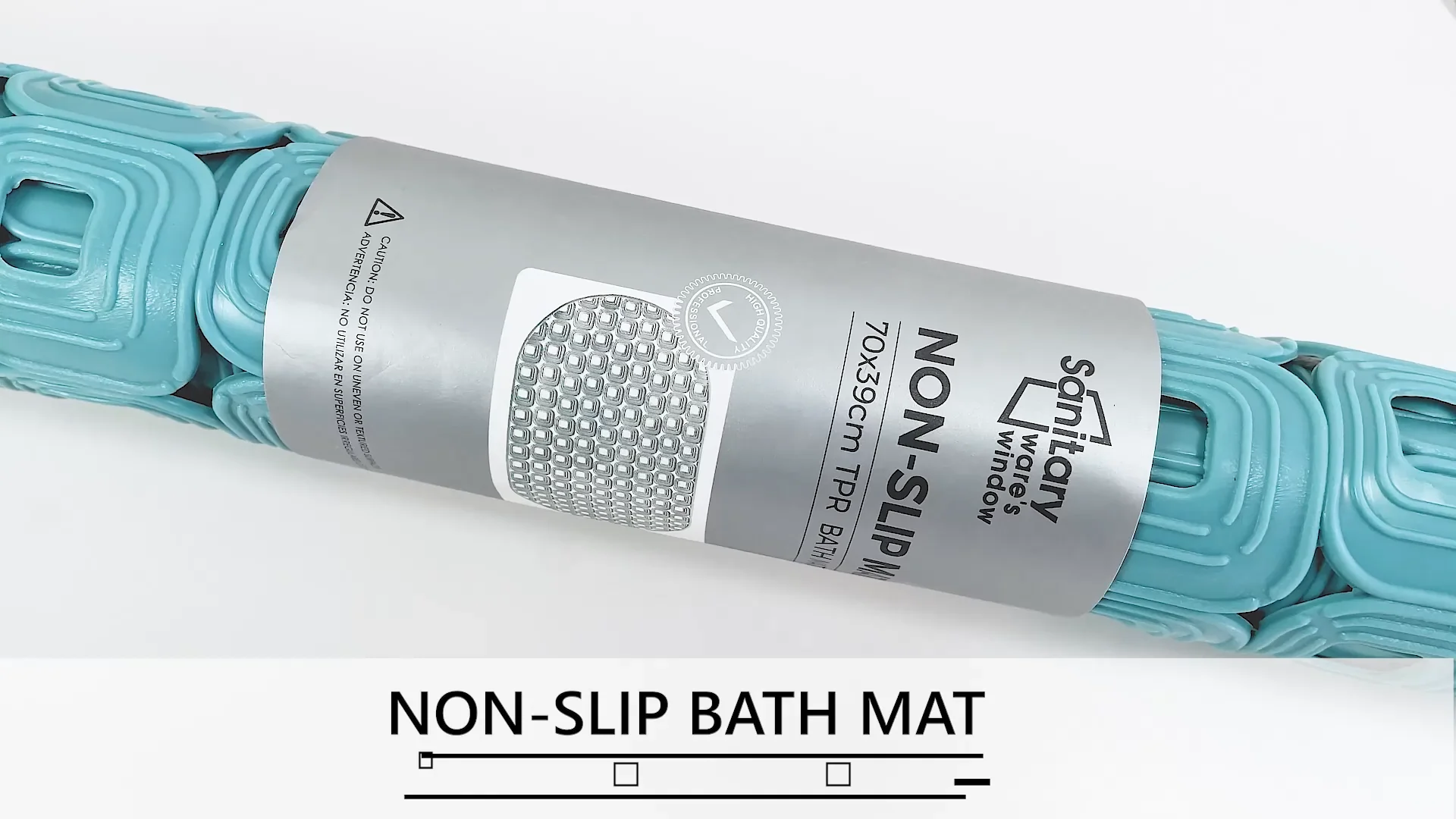 Soft Rectangular Waterproof Bathroom Mats 70*39 Cm Massage Shower Mat