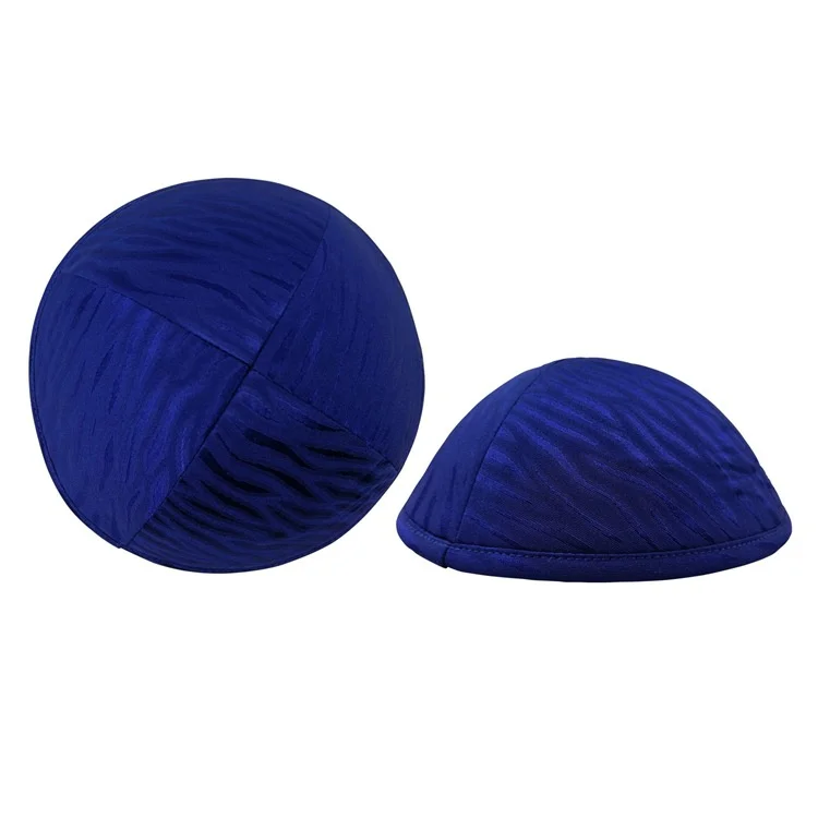 Хлопки жаккардовые Нахман велюр Noir Juif Ovo klipped человека шелк фигурки жениха и невесты; Атласная еврейской Kippot Kippah шляпа