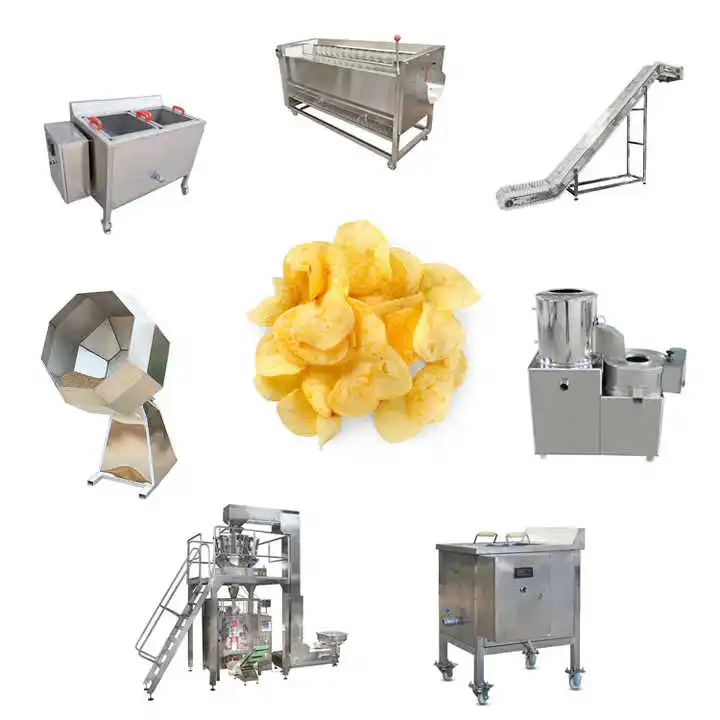Deep Fried Potato/Cassava Fries Processing Line Semi Automatic Machine at Reasonable Prices