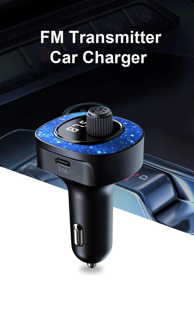 New Sarlight Car Bluetooth Mp3 Player Car Cigarette Lighter Fm