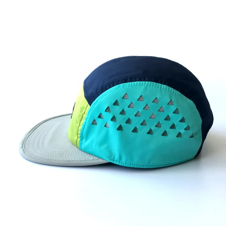 Custom Recycled Waterproof Perforated Running Cap,Laser Cut Hole Sports