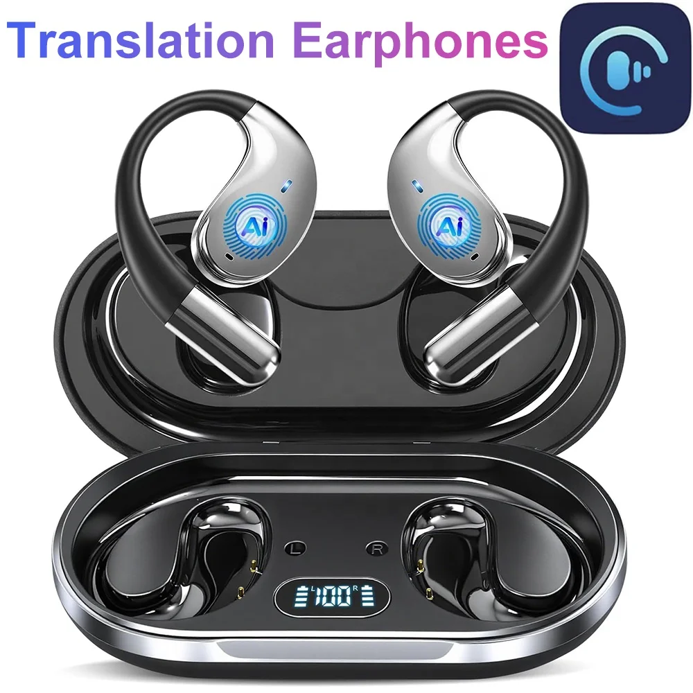 Yyk Q39 AI Language Translation Earbuds - Wireless Instant