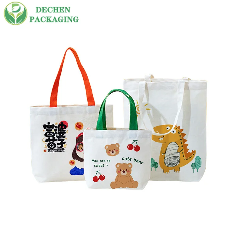 Tote Bag Canva Personalized Canvas Bag