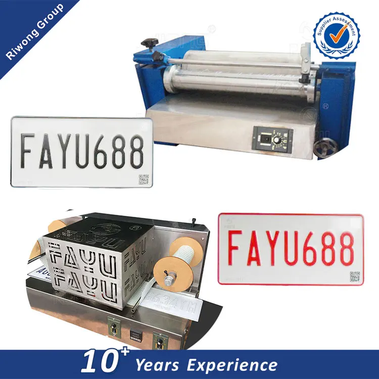 License Plate With High Security,Car Number Plate Printing Machine For