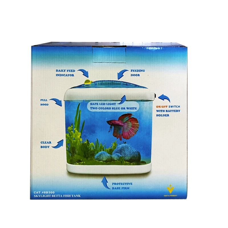 Aquarium fish pet breeding environment acrylic