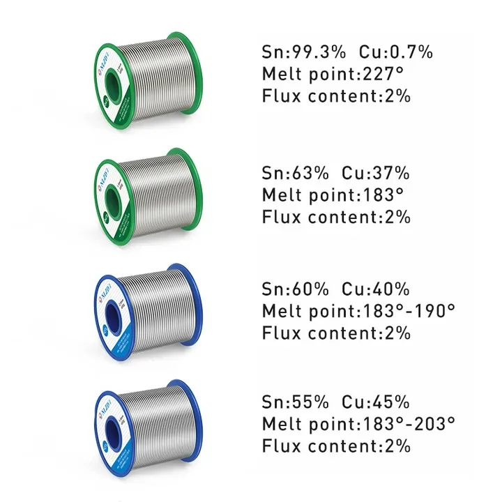 High Quality Solder Tin Wire Customized Sn99.3%Cu0.7% Cheap Price Direct Sale 60/40 Soldering Wire