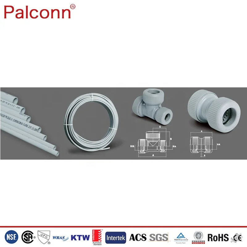 PUSH FIT PLUMBING SYSTEM PEM PB PLASTIC FITTING Pipe Fitting