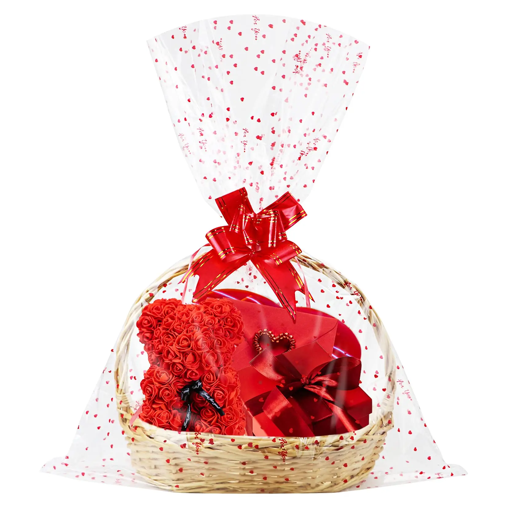 Custom Food Grade Cellophane Bags For Gift Baskets Buy Large