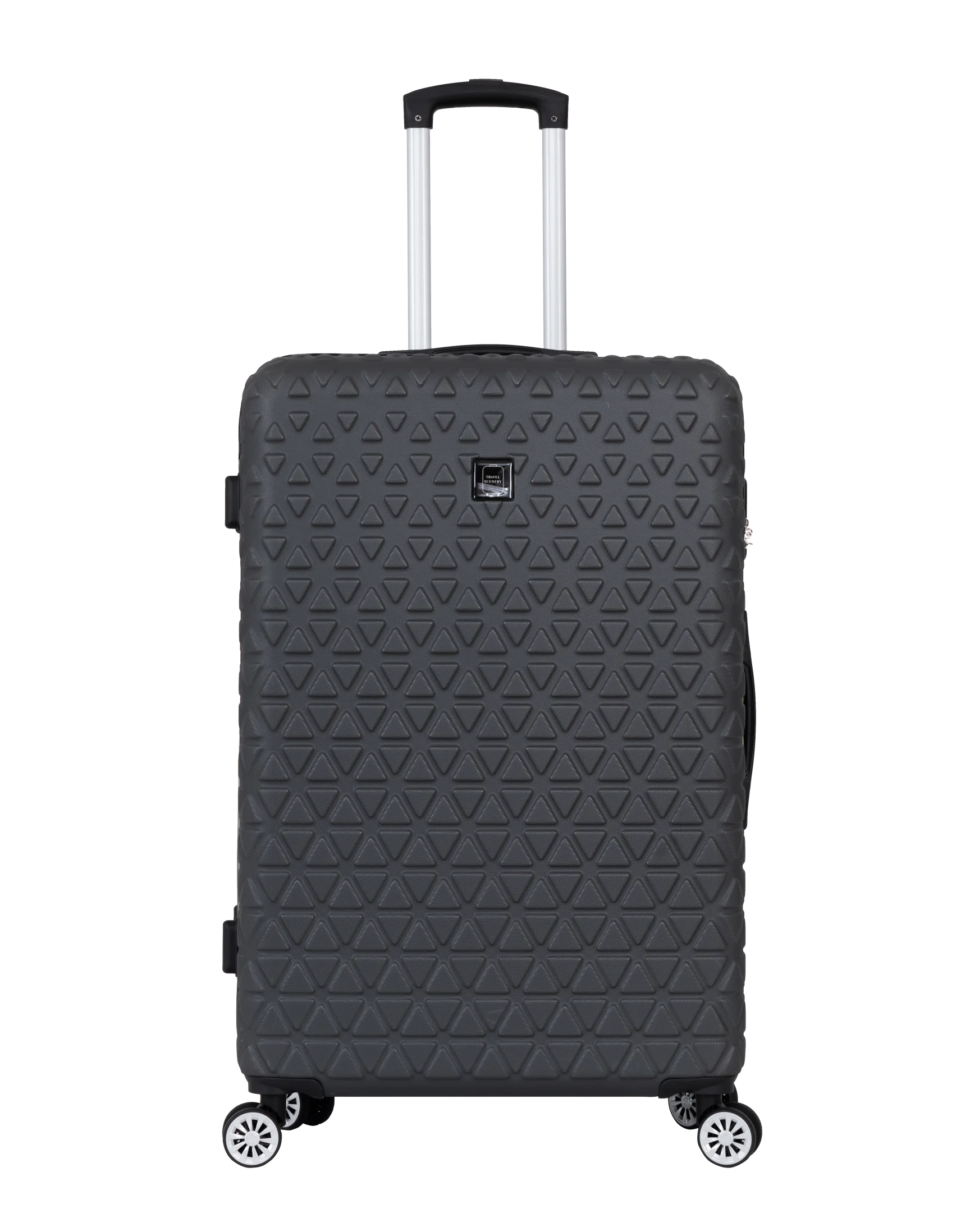 ADVANCED GREY COLOR BUSINESS MODEL HARD SHELL SUITCASE ABS MATERIAL TRAVEL SUITCASE