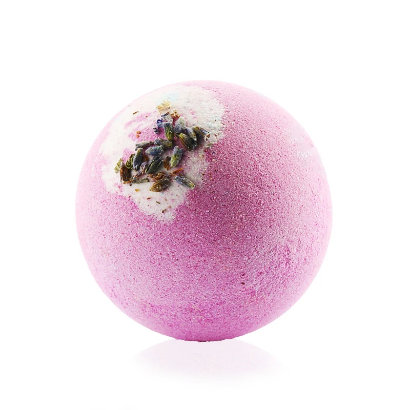
Хит продаж, оптовая продажа, частная этикетка, шар для ванной, изготовленный на заказ, лавандовый цветок, аромат, пузырьковый лепесток, бомбы для ванной 
