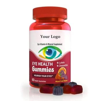 OEM Customized Services Vitamin & Mineral Supplement for Eye Health Adult Gummies 60 Count