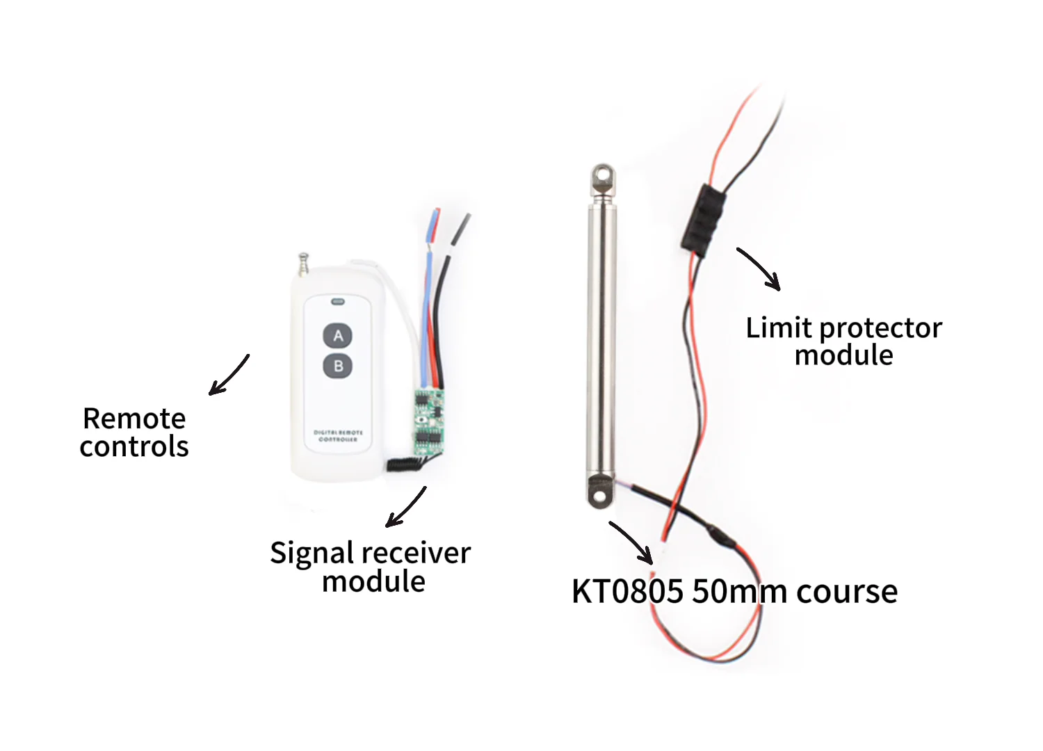 Preview Wholesale Dc 6v Mini Electric Actuator Industrial Telescopic