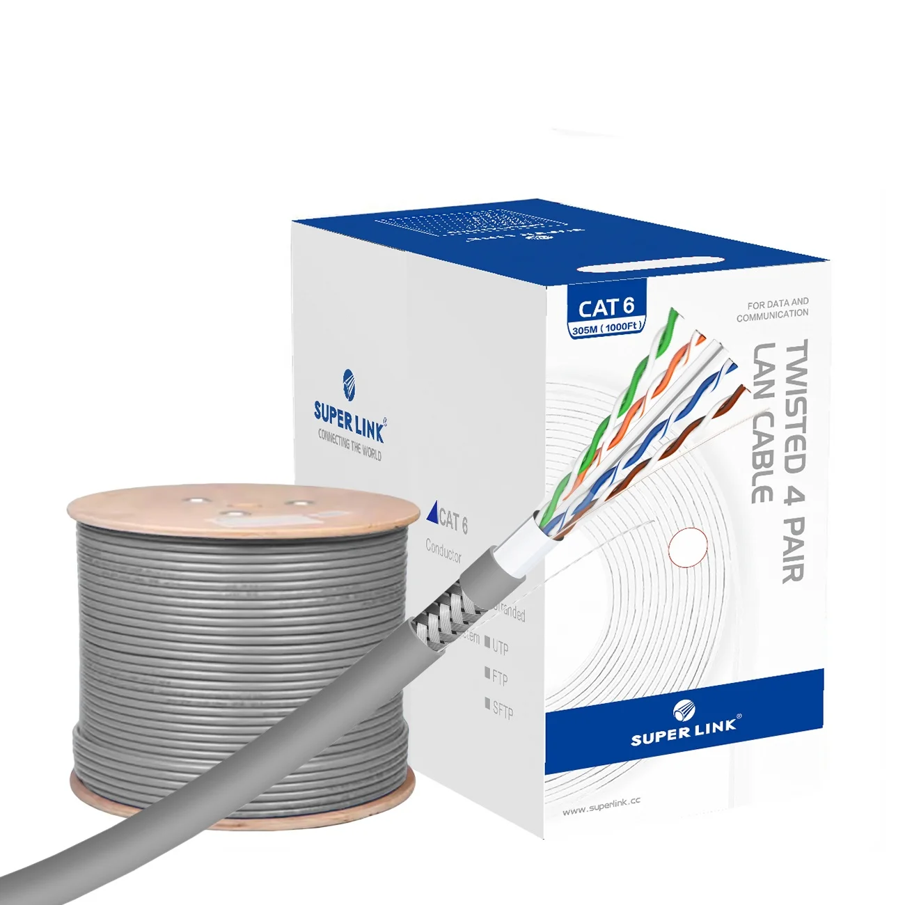 Customizable UTP CAT5/CAT6/CAT6A LAN Cables - Various Lengths Available, CCA/Copper Options, OEM/ODM Services for Your Brand