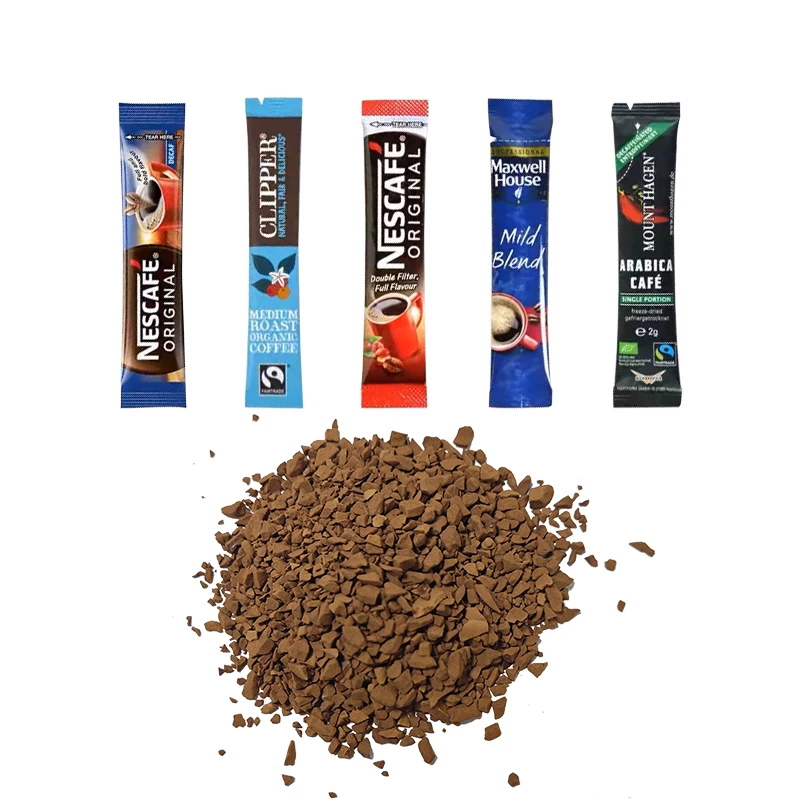 Automatic Multi lane Powder Stick Sachet Packing Machine 2 Line Sugar Coffee Stick Packing 3 in 1 Coffee Stick Packing Machine