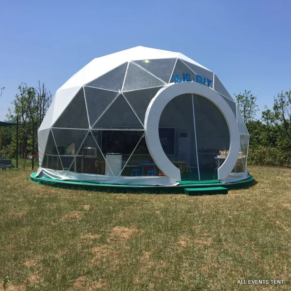 Luxury Small Geodesic Dome Ball Tent Latest Design 6m and 8m for House & Hotel Use