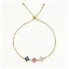 Dark blue-pink-white draw bracelet