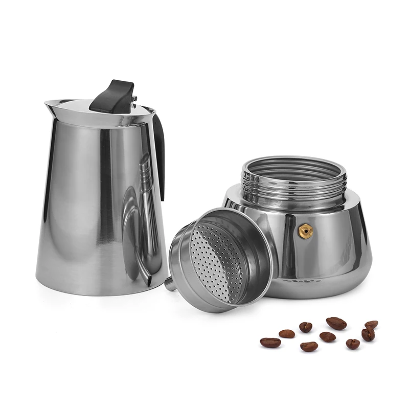 KSP Milan Stovetop Espresso Maker (Stainless Steel)