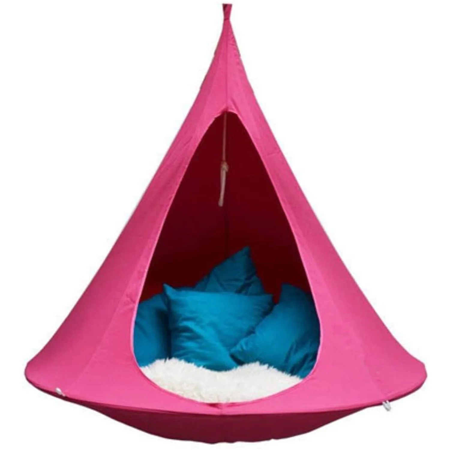 HOMFUL Teepee Tree Pod Kids Baby Swing Hammock Outdoor Portable Garden Hammock