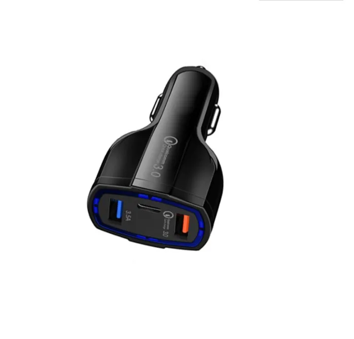 Автомобильное зарядное устройство Quick Charge 3,0 с USB для iPhone 11 Pro Max, быстрая зарядка PD, автомобильное зарядное устройство для телефона SIPU, быстрая зарядка