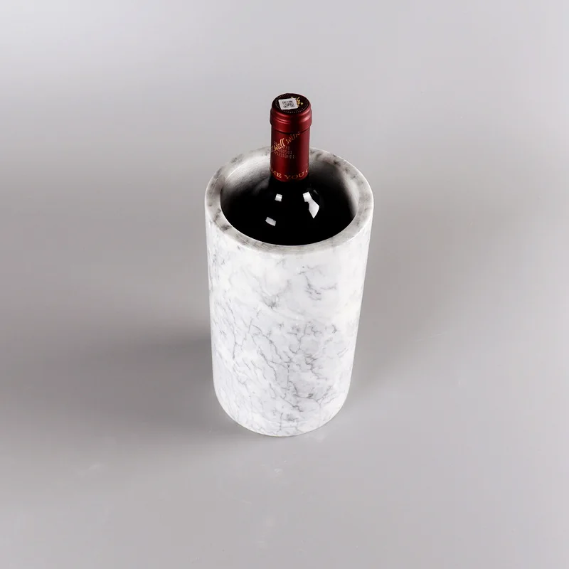 product factory customized processing natural marble beer iced barrel household restaurant juice bucket ins ice bucket-3