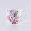 Oriole Bird Motif Low Cup 4 Pcs Set