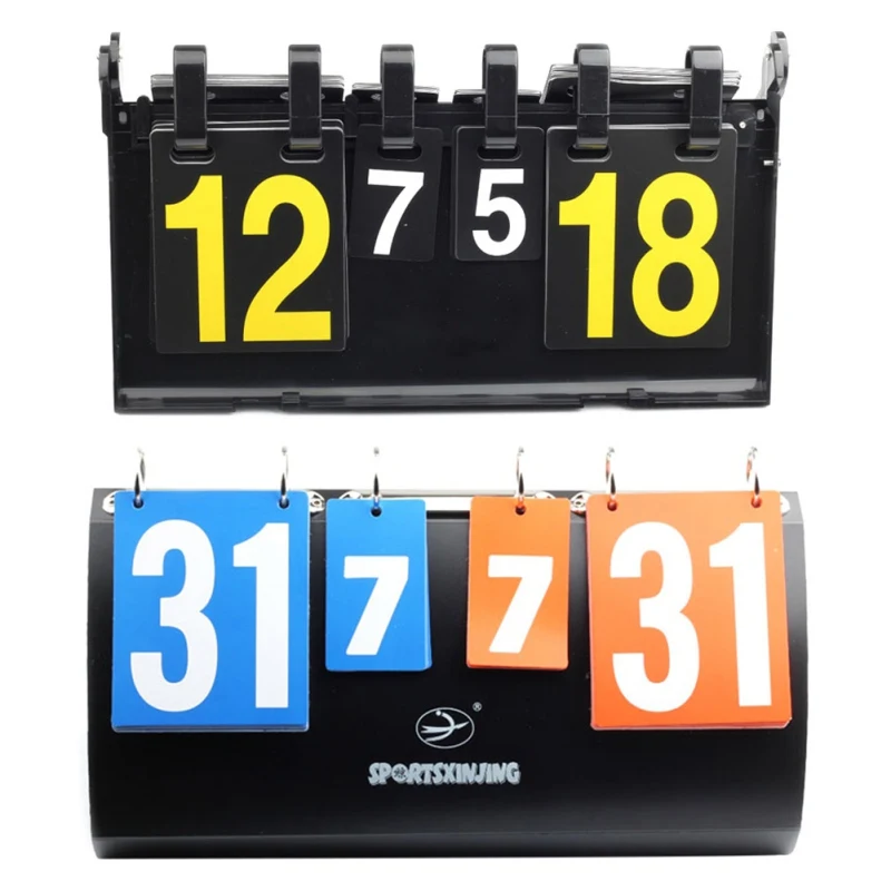 Scoreboard for Table Tennis Basketball Badminton YiYuevi 4-Digit Sports Competition Score Board Accessories 