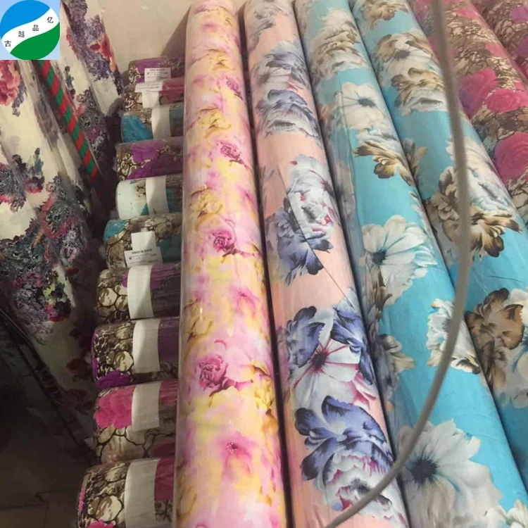 100% вискозная рубашка, тканая Экологически чистая одежда для платья, партия со склада, 3068 вискозная ткань с принтом, Товары в наличии, простые