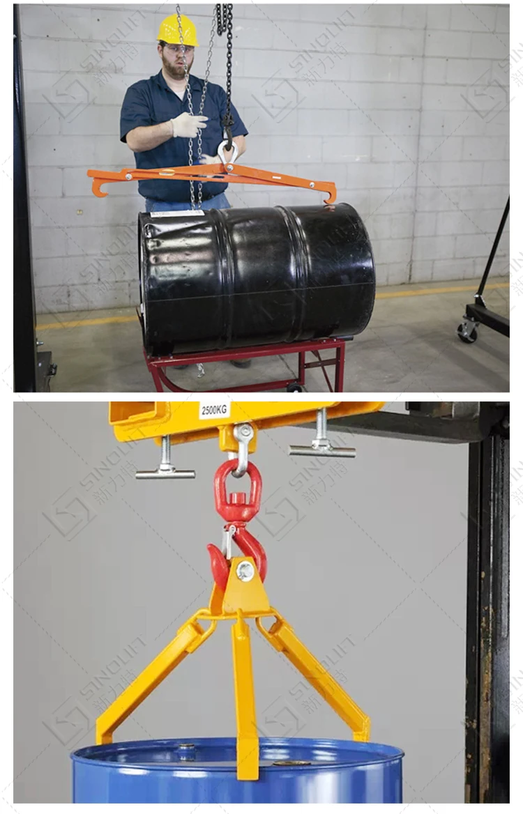 Sinolift Dl350 Dl360 Drum Lifter Oil Drum Dispenser Capacity 360kg