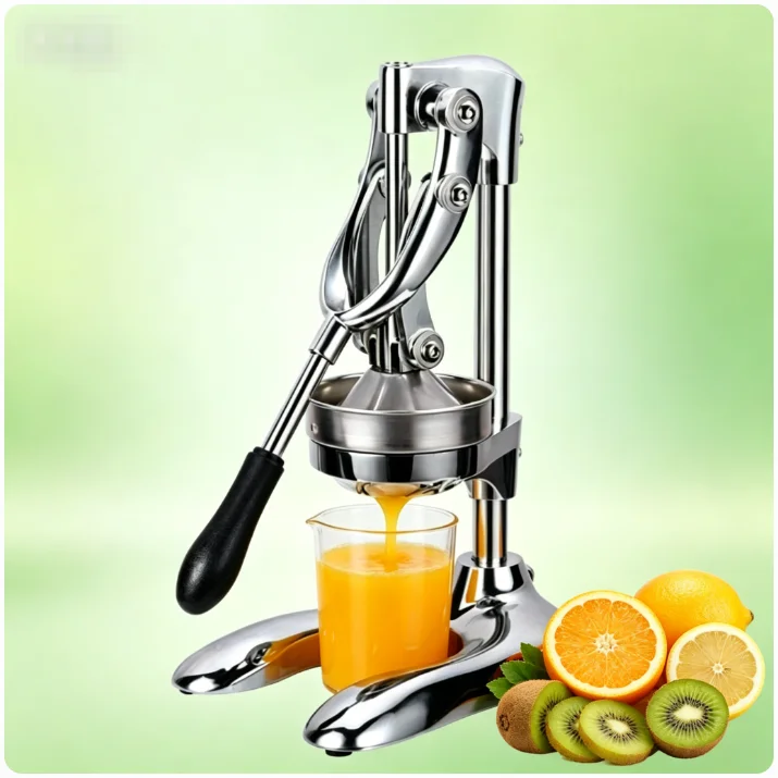 TEBAK Multi-functional Stainless Steel Manual Juicer Commercial Three-dimensional Fruit Hand Press Orange Juice machine